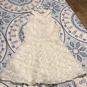 Lulus White Floral Halter Dress